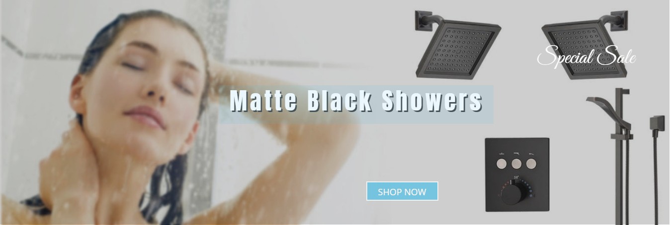 Matte Black Showers